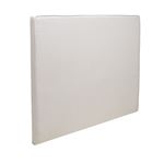 MERINOS Tête de lit Melty tisse sable blanc 160cm (170cm finie)