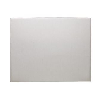 MERINOS Tête de lit Melty tisse sable blanc 160cm (170cm finie)