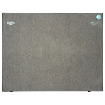 MERINOS Tête de lit Melty tisse sable blanc 160cm (170cm finie)