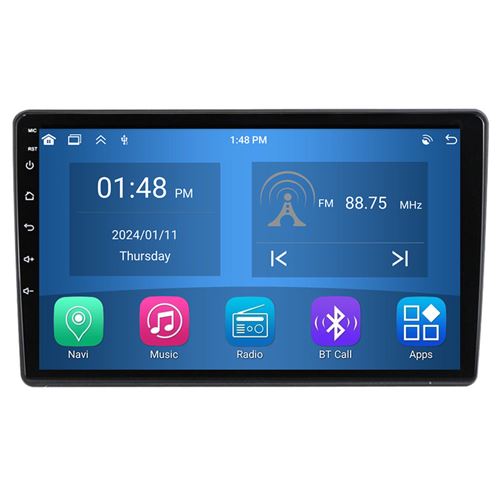 Autoradio RoverOne® Bluetooth CarPlay Android Auto Navigation 4Go RAM 64Go ROM pour VW Sharan Touran Skoda Octavia Fabia 2 Rapid