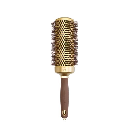 Olivia Garden Expert Blowout Round Hair Brush Speed Gold & in Brown, 55mm