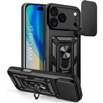 Coque Flip Magnétique DUX DUCIS Pour IPhone 17 Pro - Compatible MagSafe, Dos Transparent Anti-rayures, Cuir PU - Noir