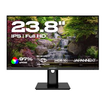 JAPANNEXT Écran PC Bureautique | 23.8" | FULL HD | 75Hz | IPS | AMD FreeSync | JN-IPS2382FHDR-HSP - 1