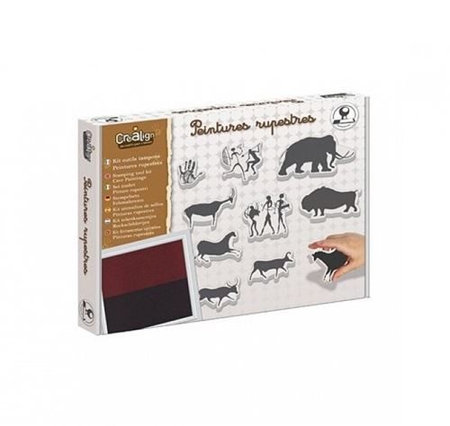 Kit outils et tampons Crealign Peinture Rupestres