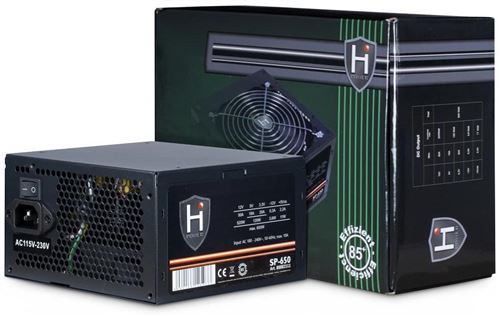 Inter-Tech HIPOWER SP-650 Alimentation PC 650 W ATX