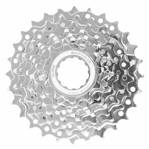 Cassette 8v. p2r pour shimano-sram vtt 11-28 argent (vendu a l unite) 11-12-14-16-18-21-24-28