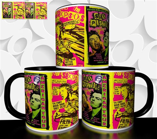 Mug Tasse à Café Groupe Rock Sex Pistols Réf 1439 Tasse Et Mugs 