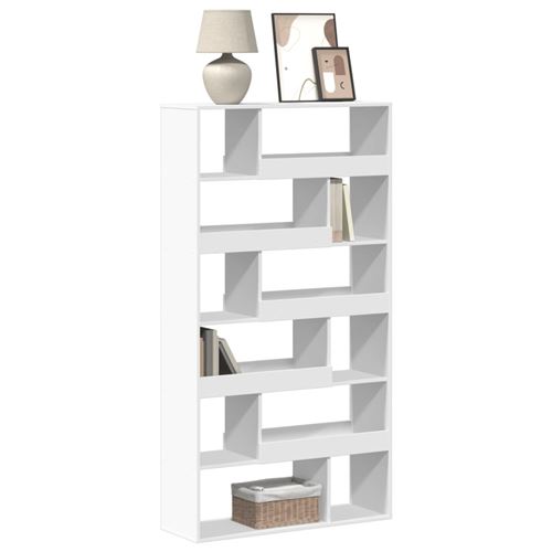 Vidaxl Blanc Bibliothèque 100X33x187,5 Cm - Image 3