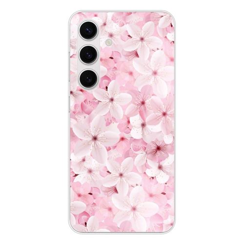 Coque en silicone - Compatible Samsung Galaxy S25 - design sakura