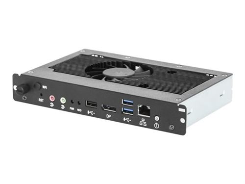 NEC OPS Slot-in PC - Lecteur de signalisation numérique - 4 Go RAM - Intel Core i5 - SSD - 64 Go - Windows 7 Embedded - noir