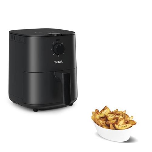 EY130815 Friteuse sans huile électrique, Technologie air chaud, Capacité 3,5 L, Compacte, Cuisson saine et croustillante, Noir