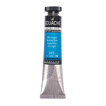 Gouache - Extra-fine - Bleu Anglais - 345 - Tube de 21ml - Sennelier - 1
