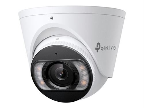 TP-Link VIGI C455 V1.6 - Caméra de surveillance réseau - panoramique / inclinaison - tourelle - Etanche - couleur (Jour et nuit) - 5 MP - 2880 x 1620 - montage M12 - Focale fixe - audio - LAN 10/100 - H.265+, H.265, H.264+, H.264 - CC 12 V / PoE