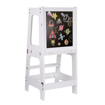 Tour D'apprentissage Enfant Tour D'observation Montessori, 2-in-1 Tour