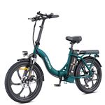 Vélo électrique Pliable Hillmiles MilePort 1 Autonomie 60km Moteur 250W Batterie 36V13Ah avec amortisseur avant Shimano 7 vitesses Vert