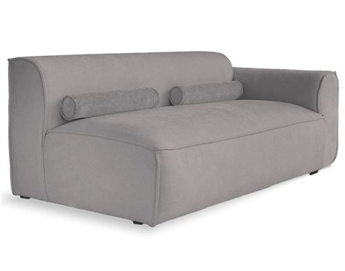 Non Communiqué Gris Foncé Felix - Module D'assise Droit En Tissu Texturé