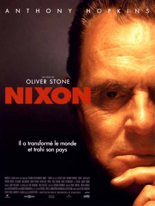Nixon - 1996 - Oliver Stone, Anthony Hopkins - 40x60cm - Affiche de cinéma originale pliée