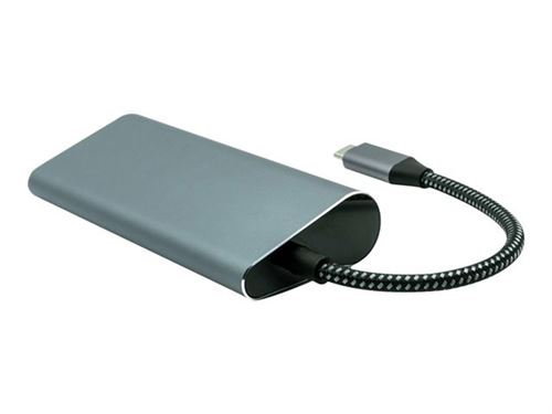ProXtend 6in1 MultiHub - Station d'accueil - USB-C 3.2 Gen 1 - HDMI - GigE