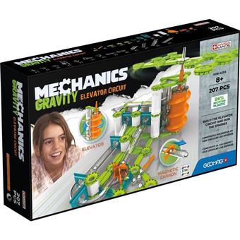 Jeu de construction magnétique Geomag Mechanics Ecofriends Gravity 207 pièces