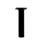 Pied meuble cylindrique HETTICH fixe acier époxy noir
