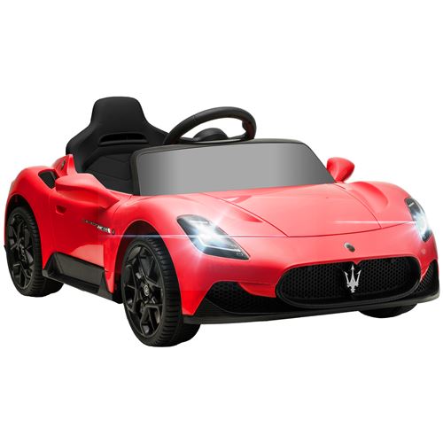 Voiture &Eacute;lectrique Enfant Maserati Mc 20 Cielo 12v 5 Km/h Max. T&eacute;l&eacute;commande Nombreux Effets Rouge