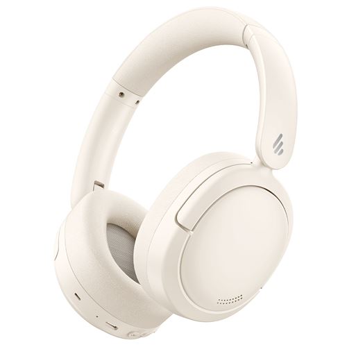 Edifier V80 Casque hybride antibruit actif BLUETOOTH, SANS FIL - Ivoire