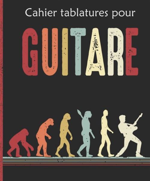 Tablature pour guitare, Cahier de musique 7 tablatures et 6 diagrammes  d'accords par page, - broché - NLFBP Editions, Livre tous les livres à la  Fnac