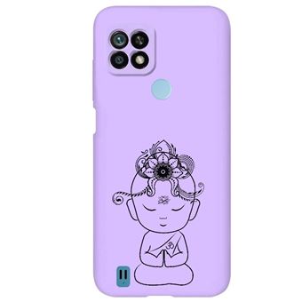 Sur Coque Violet Taperso Pour Realme C Y Et C Y Avec Motif