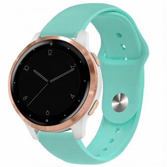 Bracelet Huawei Watch GT 4 (41 mm),Garmin Vivomove 3s (39mm),Garmin Vivoactive 4s (40mm),Garmin Vivoactive 3s,Garmin Venu 3S,Garmin Venu 2s (40mm),Fossil Gen 6 (42 mm),Fossil Gen 5e (42 mm) imoshion Bracelet en silicone avec fermeture ronde Menthe verte - 1
