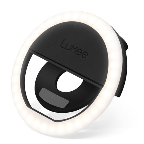 Ring Light Selfie 3 intensités Fixation à Clip Studio Clip Light Lumee Noir