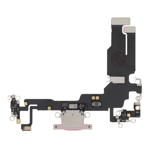 Connecteur de Charge pour iPhone 15 Port USB C plus Microphone Rose Poudr&eacute;