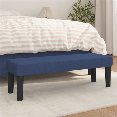 Vidaxl Bleu Banc 100X30x30 Cm Tissu - Image 3