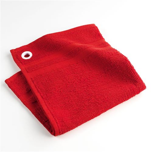 Essuie-main 50 x 50 cm eponge unie chef etoile Rouge