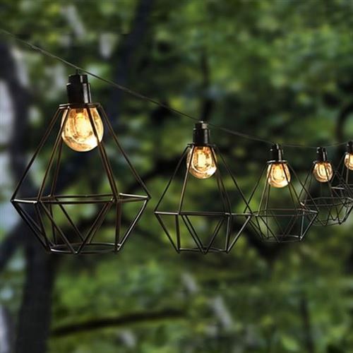 Guirlande lumineuse grandes ampoules 20 LEDs - Jardideco
