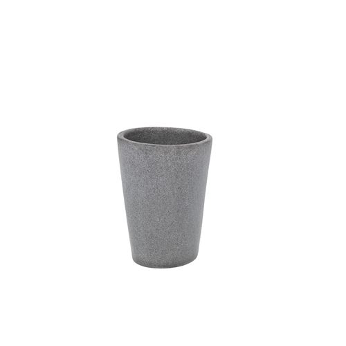 Gobelet de salle bain design pierre Pebble - Gris stone