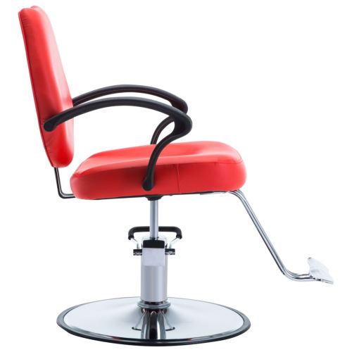 179 90 Sur Chaise De Coiffeur Similicuir Rouge Entreprise Et