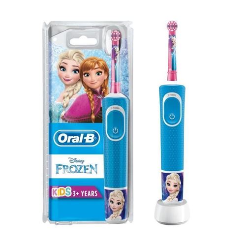 Oral-B Kids Brosse a Dents Électrique - La Reine Des Neiges - adaptée a partir de 3 ans, offre le nettoyage doux et efficace