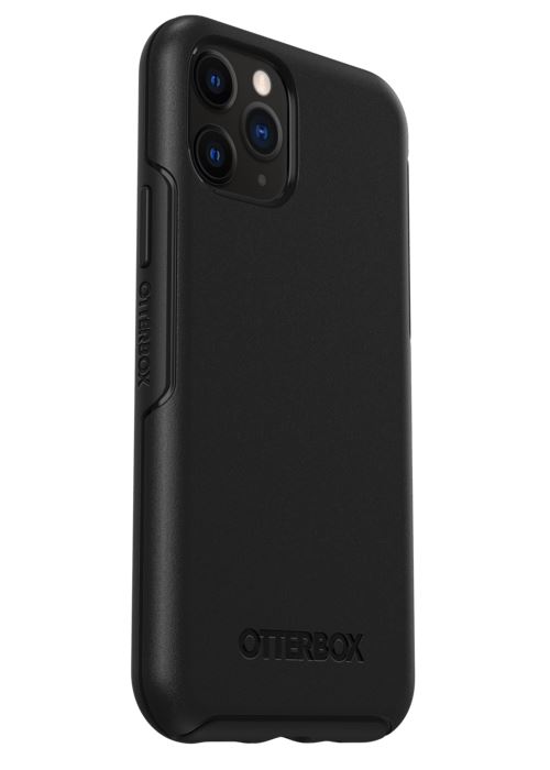 OtterBox Symmetry Series - Achterzijde behuizing voor mobiele telefoon - polycarbonaat, synthetisch rubber - zwart - voor Apple iPhone 11 Pro