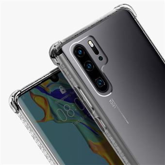 Coque Silicone Gris Transparent Pour Huawei P30 Pro – Motifs Géométriques Prism