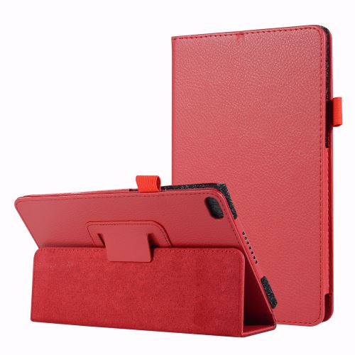 Housse Lenovo Tab E8 TB-8304F rouge avec Stand - Etui coque de protection tablette Lenovo TB-8304F1 - accessoires pochette XEPTIO 8 pouces case