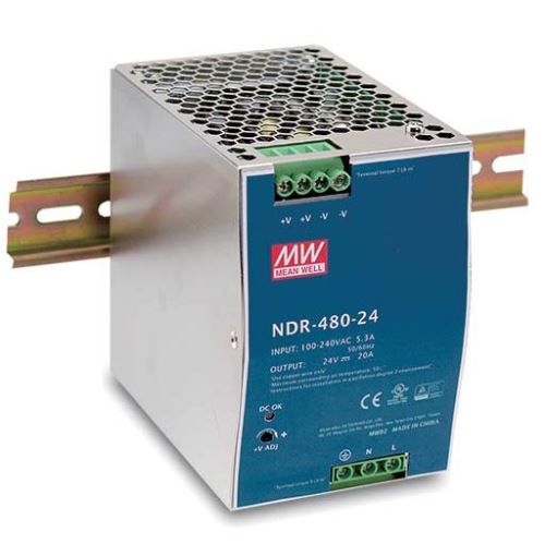 D-Link DIS N480-48 - Voeding (monteerbaar op DIN-rails) - 480 Watt - voor DIS 100G-5PSW
