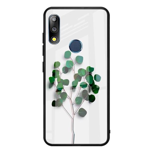 Coque en TPU hybride d'impression de motifs arbre pour votre Asus Zenfone Max Pro (M2) ZB631KL