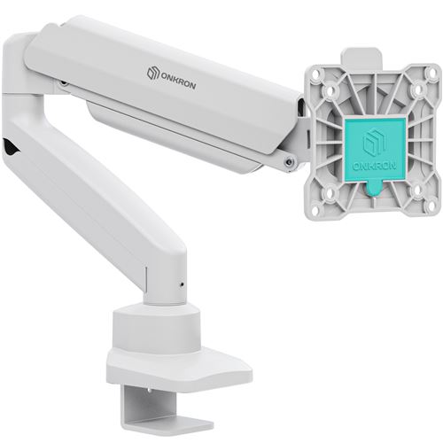 ONKRON G80 WHT Support de bureau pour écran PC de 13 à 27 pouces Blanc