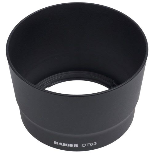 Kaiser 6863 Noir Capuchon Pour Objectifs - Capuchons Pour Objectifs (canon Ef-s 55-250/4.0-5.6 Is Stm, Noir, Plastique)