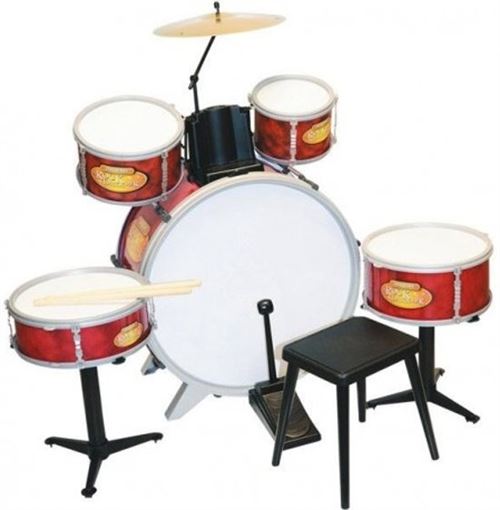 Bontempi Roche Drummer Tambour Rouge 9 pcs