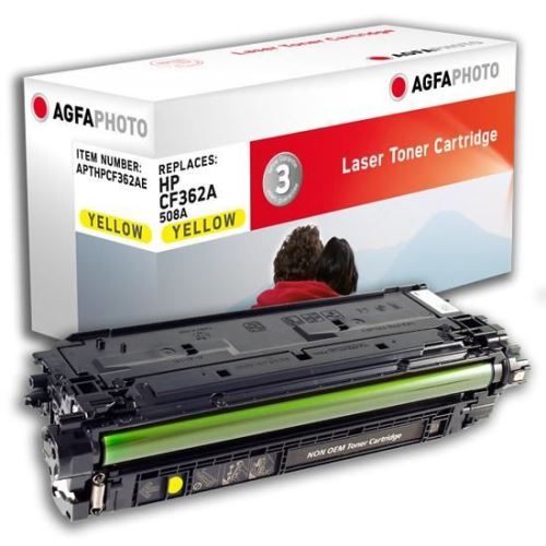 AgfaPhoto EBP-HP-CF362A-Toner, Cartouche laser, 5000 pages, Jaune, 1 pièce(s)