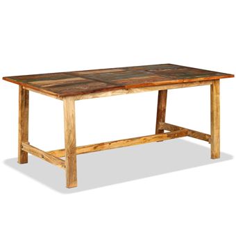 cm Table 180 Massif 90 Industriel de Manger en Bois à x x 76 Récupération PkZiXu
