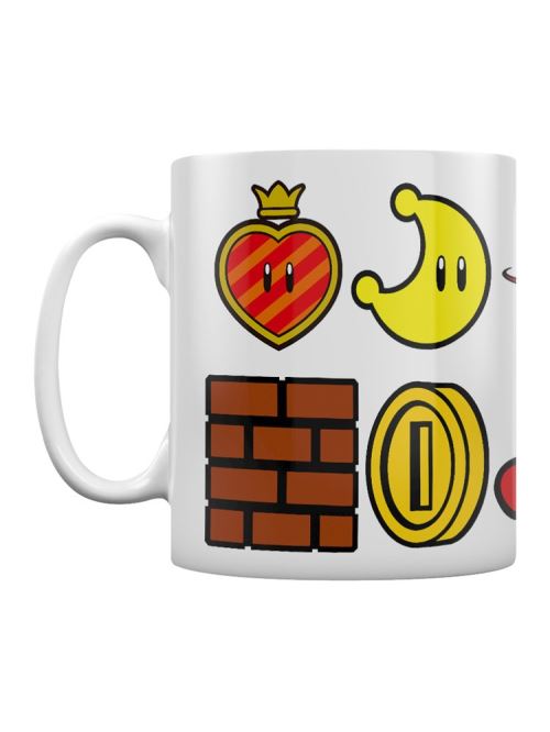 Super Mario Tasse en boîte Odyssey Icons blanc