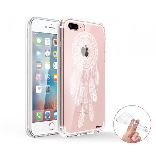 Coque Iphone 7 Plus / 8 Plus 360 Intégrale Transparente, Attrape Reve Blanc, Evetane®
