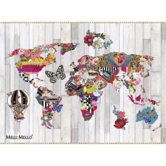 Puzzle 500 pièces Nathan Mappemonde baroque